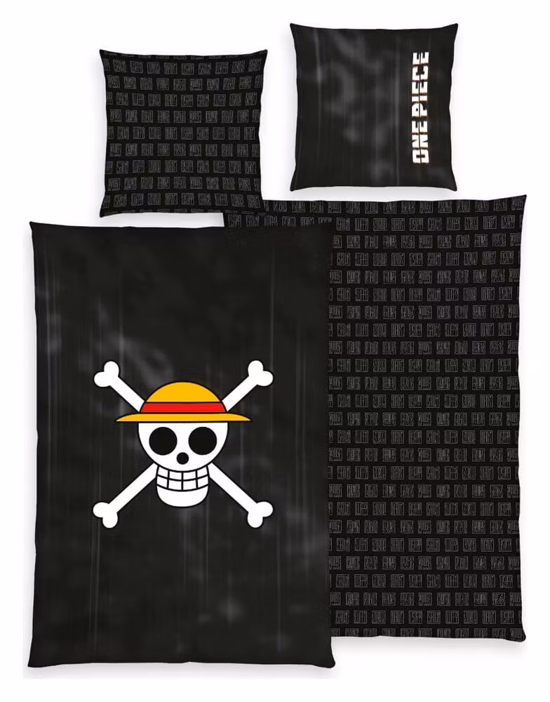 One Piece Bed linen Jolly Roger 135 x 200 cm