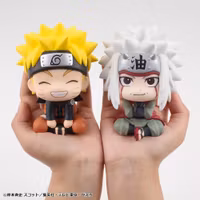 Naruto Shippuden Look Up PVC Figures 2-Pack Naruto Uzumaki Smile Ver. & Jiraiya 11 cm (with gift)