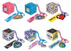 Rubik's ID Keychains Tamagotchi Blind Box Display (6)