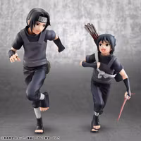 Naruto Shippuden G.E.M. Series PVC Figures 2-Pack Itachi Uchiha & Sasuke (Repeat)