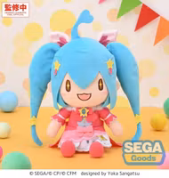 Hatsune Miku: Colorful Stage! Fuwa Petit Plush Figure Wonderland SEKAI Hatsune Miku Brand New World 22 cm