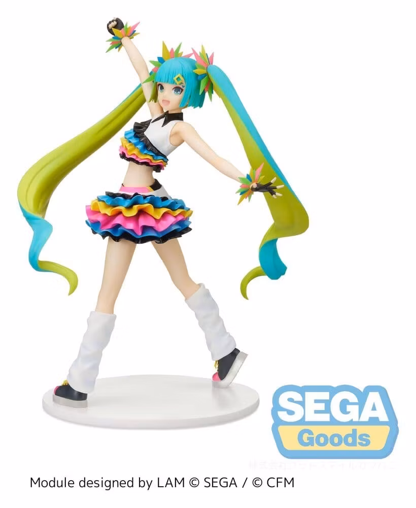 Hatsune Miku Project DIVA MEGA39's FIGURIZM PVC Figure Hatsune Miku - Catch the Wave 25 cm