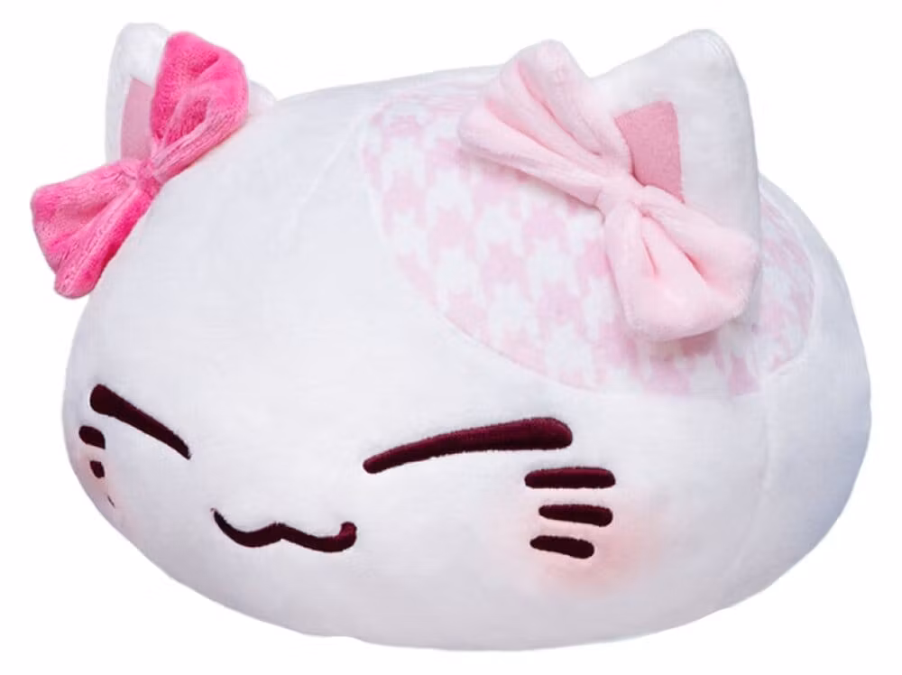 Nemuneko Plush Figure Cat Ribbon Big Pink Ver. 30 cm