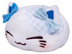 Nemuneko Plush Figure Cat Ribbon Big Blue Ver. 30 cm