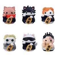 Jujutsu Kaisen Mega Cat Project Trading Figure Fortune Cats 7 cm Assortment (6)