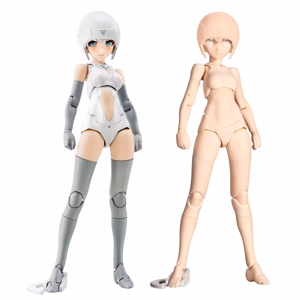 Megami Device Model Kit Accesoory Set B1R-M Chassis Kit Skin Color A (Reproduction) 14 cm