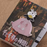 Spirited Away Pin Fly Bird and Boh Mouse