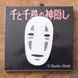 PREORDER - Spirited Away Pin No Face Close-up image