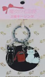 PREORDER - Kiki's Delivery Service Metal-Keychain Kiki, Lily & Telephone