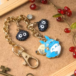My Neighbor Totoro Charm Chain Keychain Middle Totoro