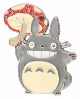 My Neighbor Totoro Metal Brooch Totoro Mushroom