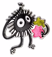 Spirited Away Metal Brooch Susuwatari