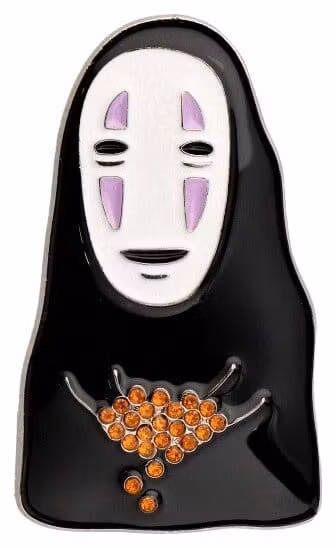 Spirited Away Metal Brooch No-Face