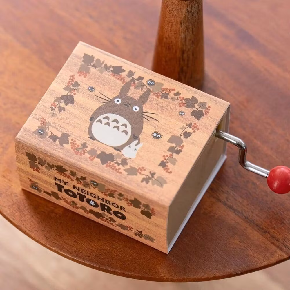 My Neighbor Totoro Hand Crank Music Box Autumn Leaf