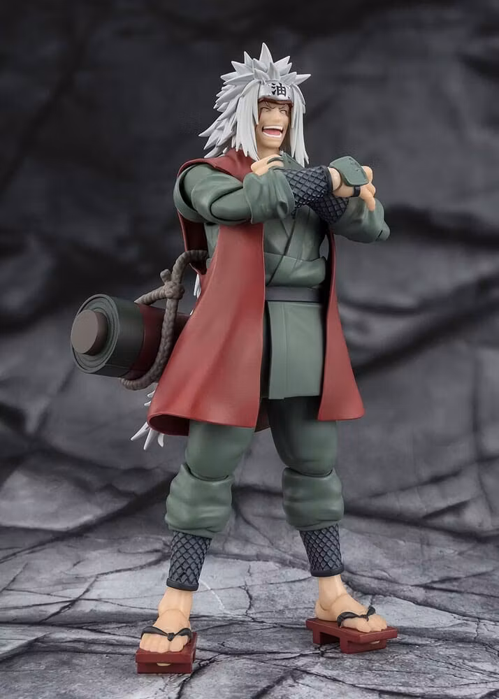 Naruto S.H.Figuarts Action Figure Jiraiya Hidden Leaf Heroic Master Sage (Sage Mode Set) 17 cm