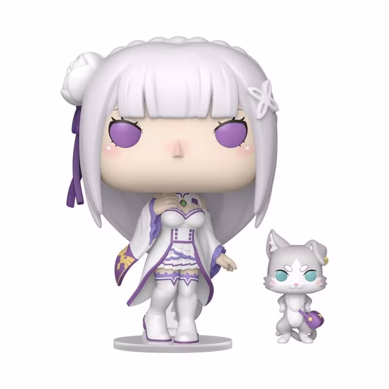 Re:Zero POP!&Buddy Animation Vinyl Figures Emilia w/Puck 9 cm