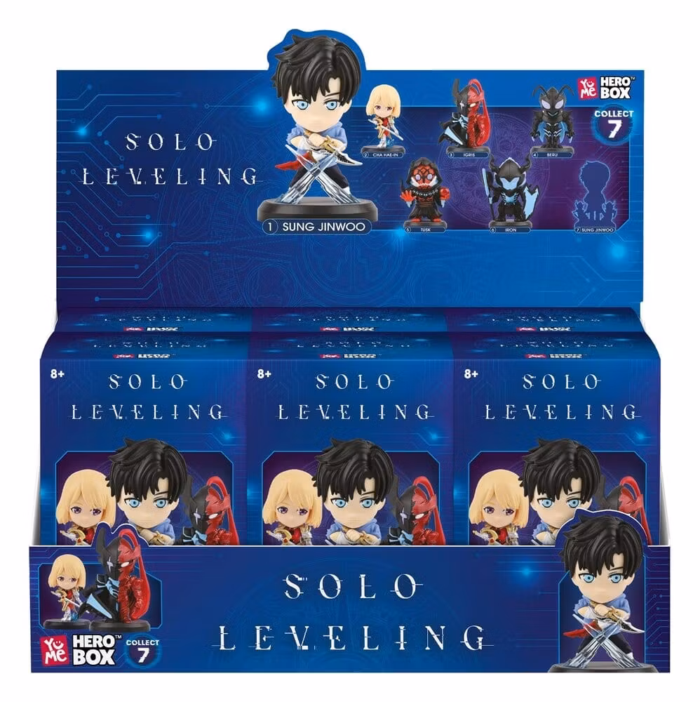 Solo Leveling Hero Box Mini Figures Shadow Rising Series Blind Box Display (12)