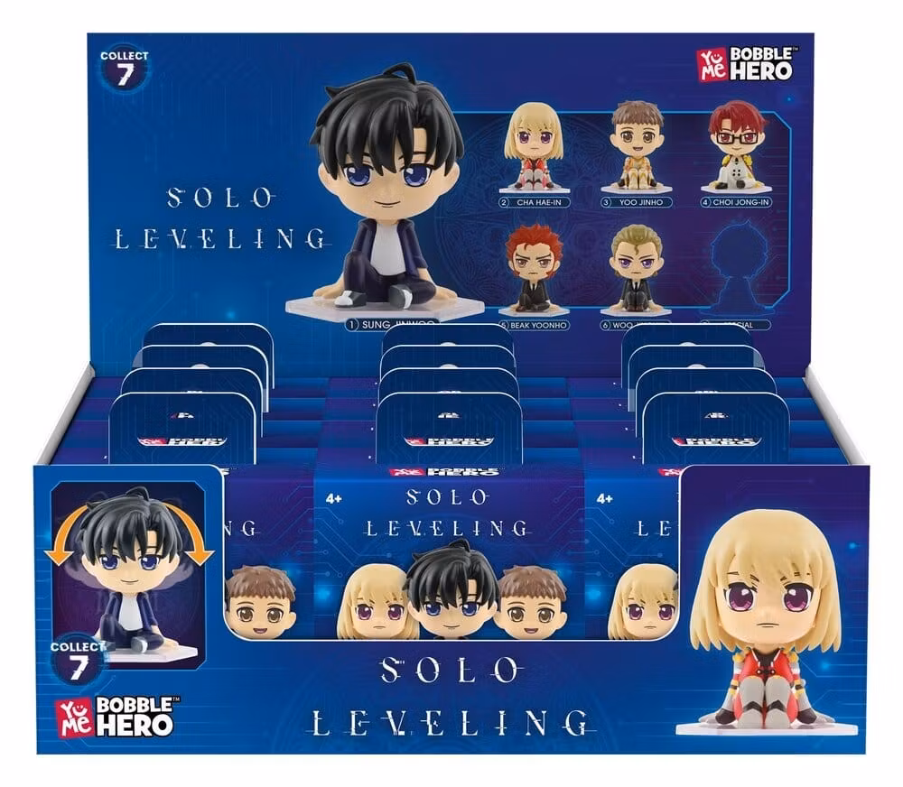 Solo Leveling Bobble Hero Bobble-Head Series 1 Blind Box Display (12)