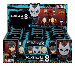 Kaiju No. 8 Pocket Hero Keychain Series 1 Blind Box Display (12)