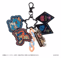PREORDER - Monster Hunter Chibi Style Acrylic Keychain Multi Charm: Rathalos & Lagiacrus