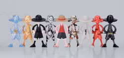 One Piece Luffy's Archive of Adventure Mini Figure Blind Box Assortment (10)