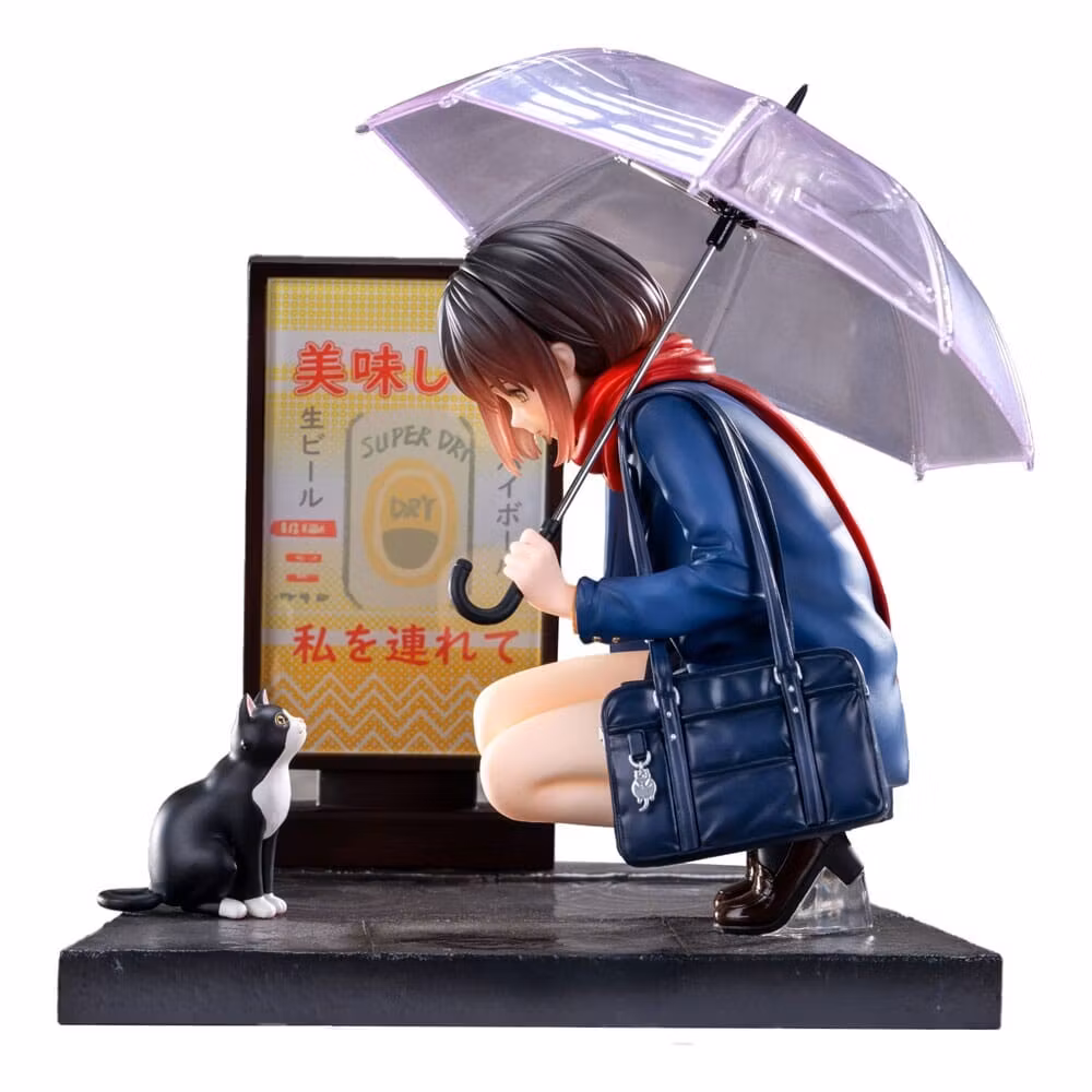 Original Character Statue 1/7 Rainy Day - Meeting Illustrated by Catzz 16 cm     