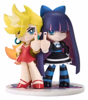 New Panty & Stocking with Garterbelt Mini Memory Mini Figure Panty & Stocking 10 cm