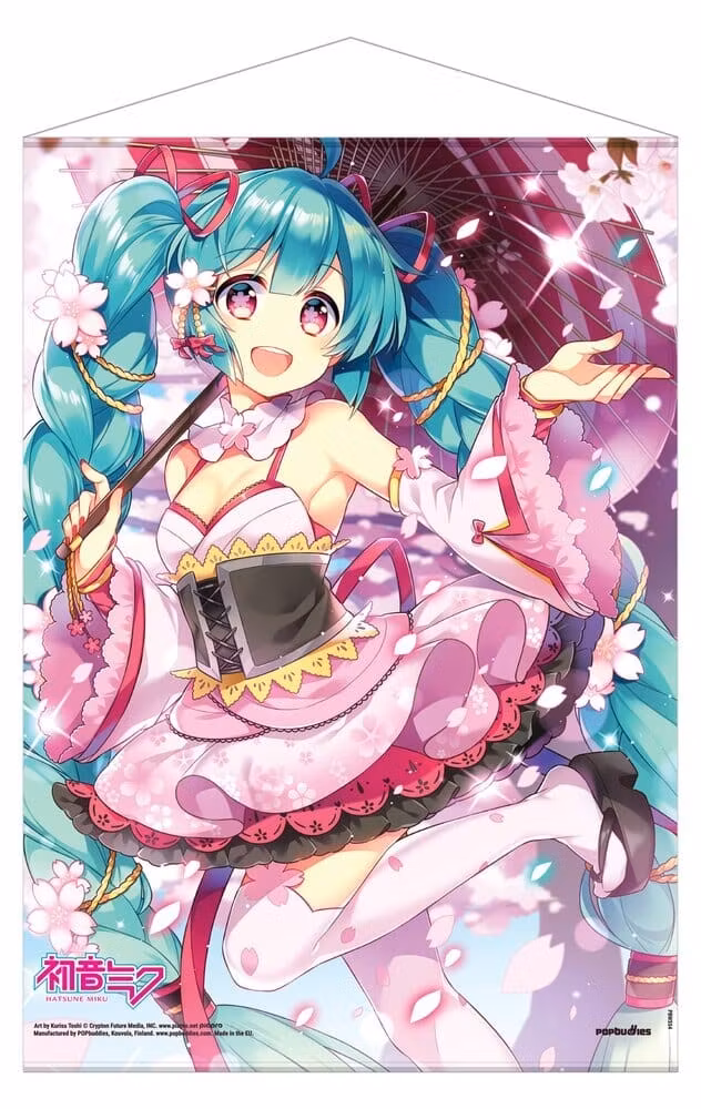 Hatsune Miku Wallscroll Hanami 50 x 70 cm