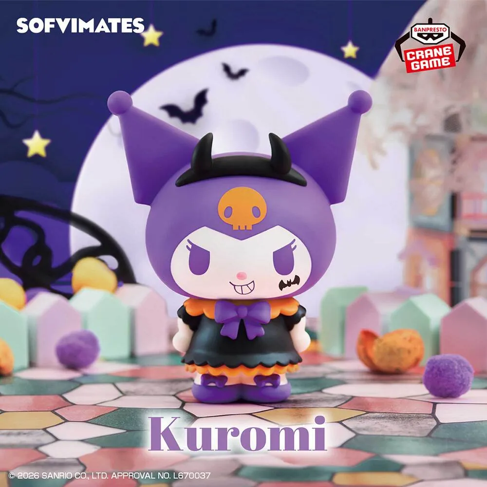 Sanrio Characters Large SOFVIMATES Kuromi ~Halloween ver.~