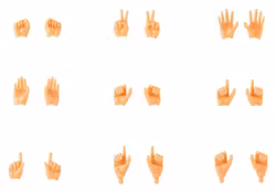 PREORDER - Megami Device M.S.G. Plastic Model Kit 1/1 09 Hand Set Skin Color E