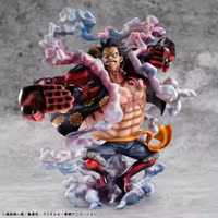 PREORDER - One Piece Portrait.Of.Pirates SA-Maximum PVC Figure Monkey D. Luffy Gear 4 Bounce-Man 10th Limited Ver. 30 cm