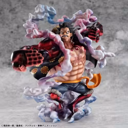 PREORDER - One Piece Portrait.Of.Pirates SA-Maximum PVC Figure Monkey D. Luffy Gear 4 Bounce-Man 10th Limited Ver. 30 cm