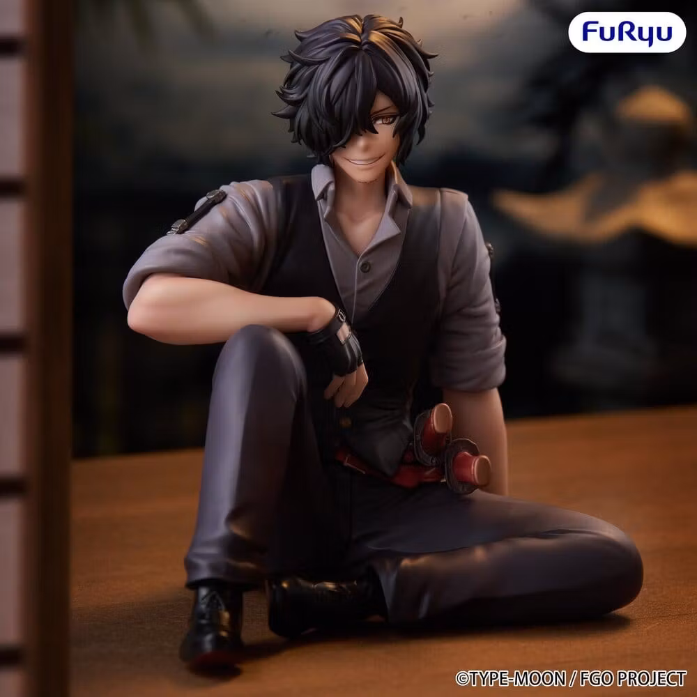 Fate/Grand Order Noodle Stopper PVC Figure Assassin Izou Okada Awesome Dapper Suit 9 cm