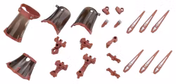 PREORDER - Kotobukiya M.S.G. Model Kit Accessory Set Mission Cloak Deep Red Ver. 4 cm