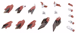 PREORDER - Kotobukiya M.S.G. Model Kit Accessory Set Expansion Armor Type E Deep Red Ver. 6 cm