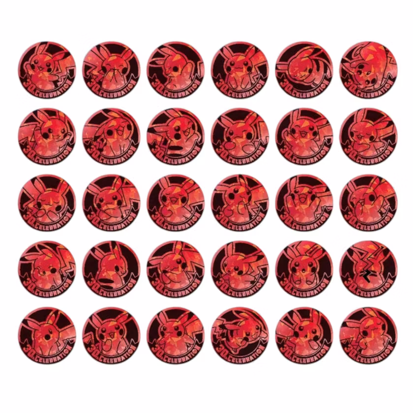 Pokemon Pikachu Coin Set – 30th Anniversary Celebration Chinese