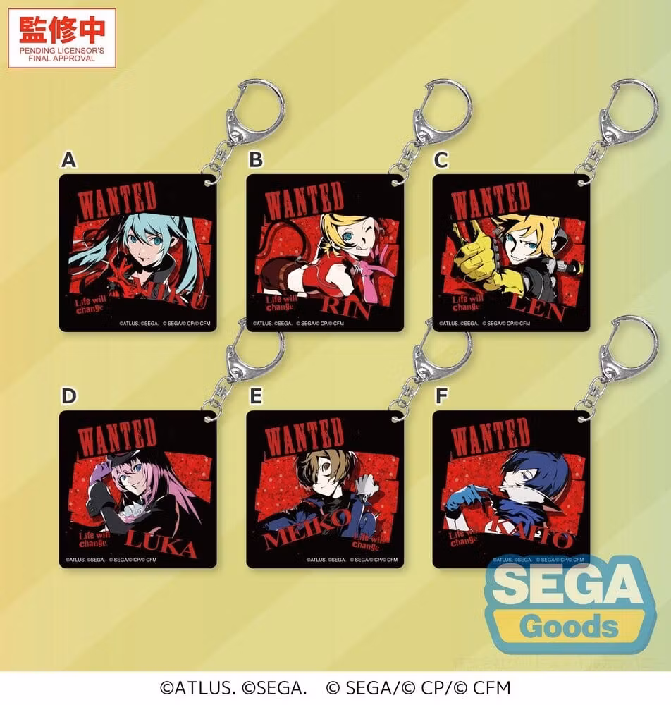 Hatsune Miku: Colorful Stage! x Persona 5 Royal Acrylic Keychain Blind Box Assortment (6)