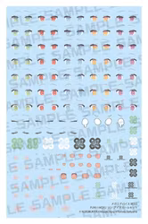 PREORDER - Megami Device M.S.G. Plastic Model Kit 1/1 Puni Mofu Lin Eye Decal Set