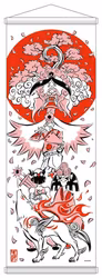 PREORDER - Okami 20th Anniversary Reprint Art Project Tapestry Spring 74 x 28 x 2 cm