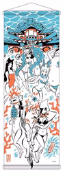 PREORDER - Okami 20th Anniversary Reprint Art Project Tapestry Summer 74 x 28 x 2 cm
