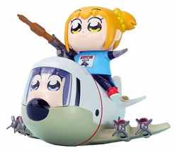 PREORDER - Pop Team Epic Chibi Creature Vinyl Figures 2-Pack POPUKO & PIPIMI: Skeleton Competition Ver.