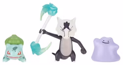 PREORDER - Pokémon Battle Figure Set Action Figures Bulbasaur, Ditto & Alolan Marowak (3-Pack)