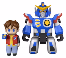 PREORDER - The Brave Fighter of Legend Da-Garn Brickroid Action Figures 2-Pack Da-Garn & Seiji Takasugi Set