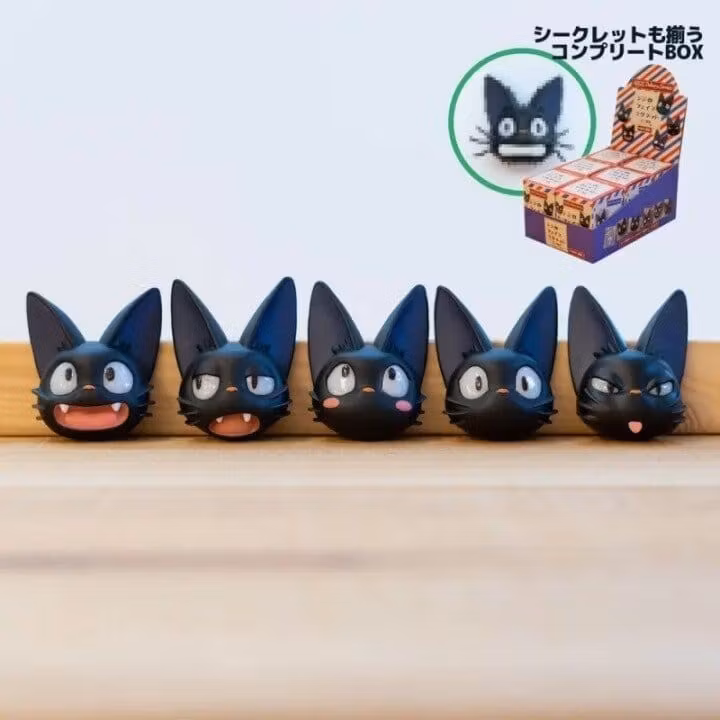 PREORDER - Kiki's Delivery Service Magnet Jiji face Blind Box Assortment (6)
