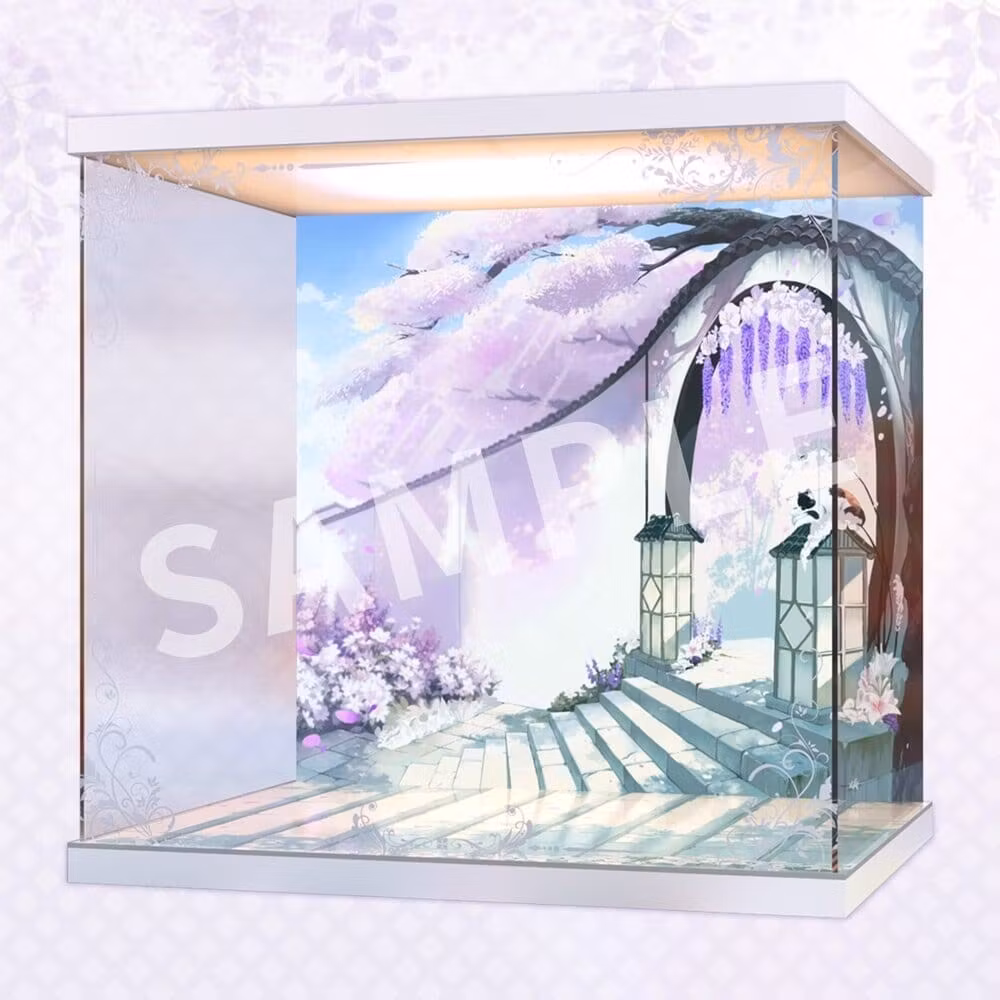 Azur Lane Acrylic LED Display Case for Musashi Purest Wisteria Ver. 47 x 37 x 46 cm