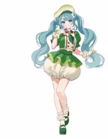 PREORDER - Hatsune Miku x Tirol Choco Collaboration PVC Figure Matcha Mochi Ver. 19 cm