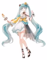 PREORDER - Hatsune Miku x Tirol Choco Collaboration PVC Figure Coffee Nougat Another Color Ver. 19 cm