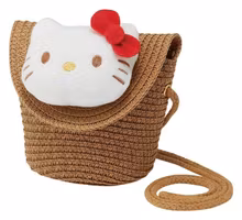 PREORDER - Sanrio Shoulder Bag Hello Kitty Straw
