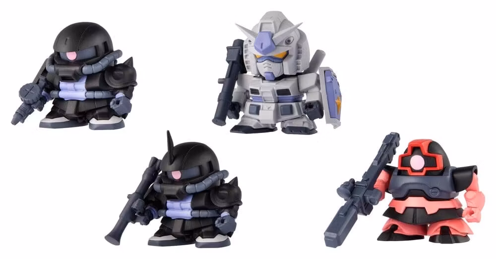 PREORDER - Gundam Shokugan Box Mini Model Kits Wave 4 Blind Box Display (12)