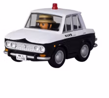 PREORDER - Lupin the Third: The Castle of Cagliostro Q Village PVC Figure Bluebird Patrol Car 9 cm